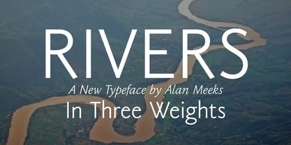 Rivers Sans Font Poster 1