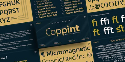 Coppint Font Poster 1