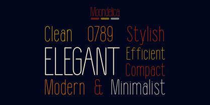 Moondelica Font Poster 7