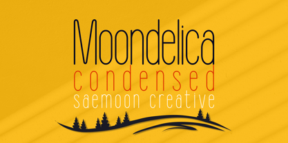 Moondelica Font Poster 13