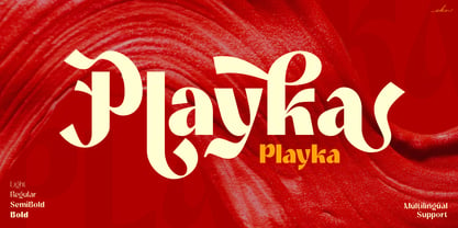 Playka Font Poster 1
