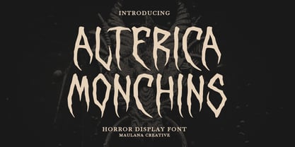 Alterica Monchins Font Poster 1