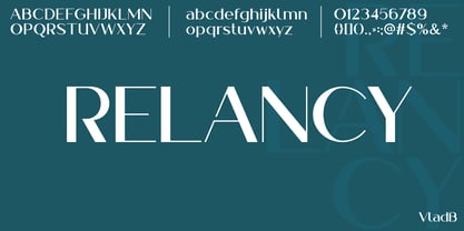 Relancy Font Poster 2