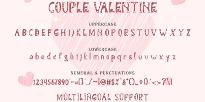 Couple Valentine Font Poster 6