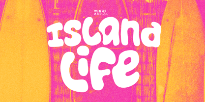 La vie dans les îles Police Poster 1