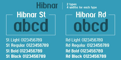 Hibnar Font Poster 4