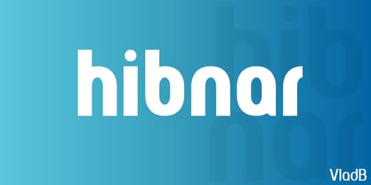 Hibnar Font Poster 3