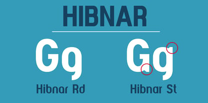 Hibnar Font Poster 5