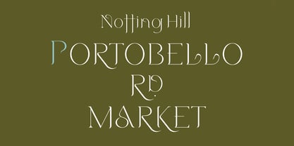 Notting Hill Font Poster 4