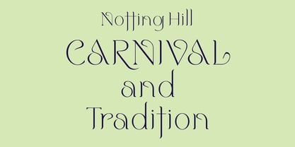 Notting Hill Font Poster 2