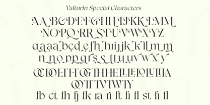 Valturin Font Poster 11