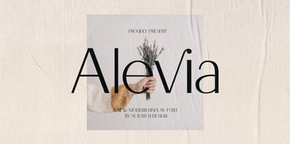 Alevia Font Poster 1
