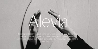 Alevia Font Poster 10