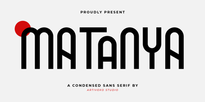 Matanya Font Poster 1