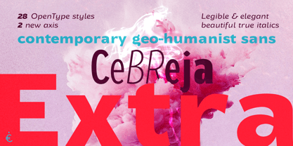 Cebreja Extra Font Poster 1