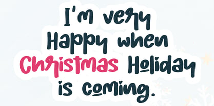 Biglove Christmas Font Poster 2