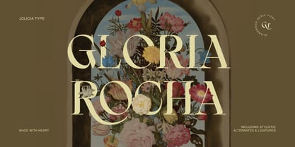Gloria Rocha Font Poster 1