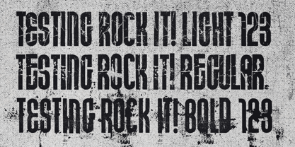 Rock It Font Poster 11