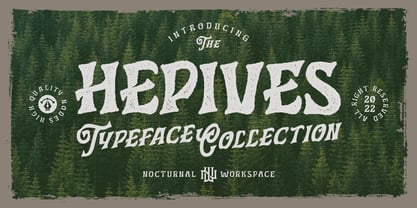 Hepives Font Poster 1