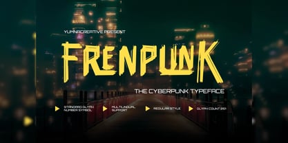 Frenpun K Font Poster 1