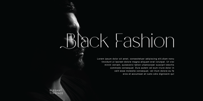 IAM BLACK Font Poster 4