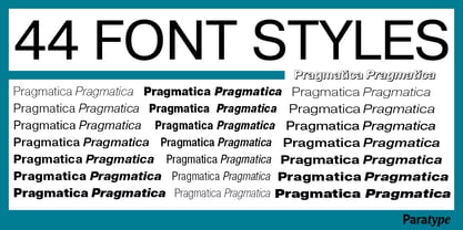 Pragmatica Font Poster 3