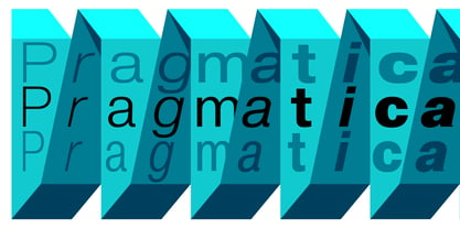 Pragmatica Font Poster 1