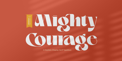 Mighty Courage Font Poster 1