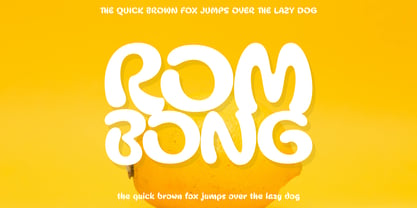 Rombong Font Poster 1