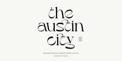 Austin City Font Poster 1