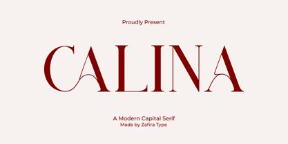 Calina Font Poster 1