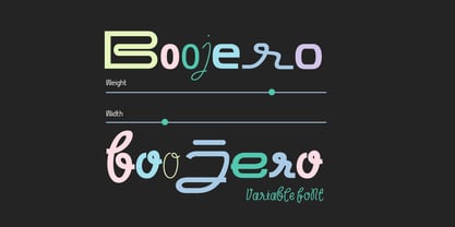 Boojero Font Poster 10