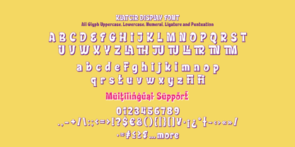 Klatcir Font Poster 9