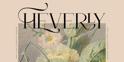 The Heverly Font Poster 1