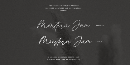 Monstera Jam Font Poster 12