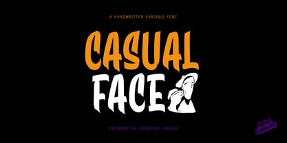 Casual Face Font Poster 1