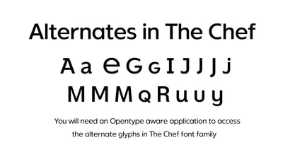 The Chef Font Poster 8