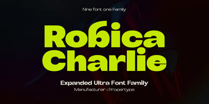 Robica Charlie Font Poster 1