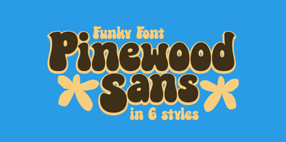 Pinewood Font Poster 1