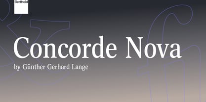 Concorde Nova Font Poster 1