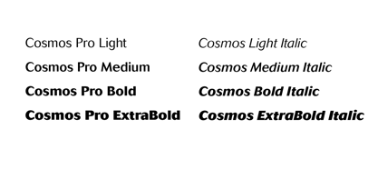 Cosmos Font Poster 3