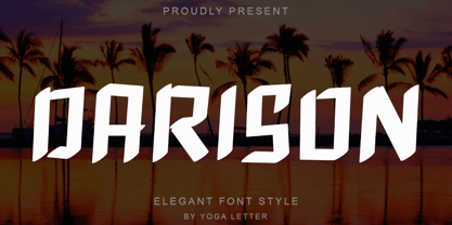 Darison Font Poster 1