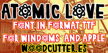 Atomic Love Font Poster 3