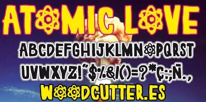 Atomic Love Font Poster 4