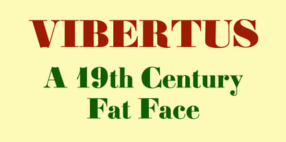 Vibertus Font Poster 1