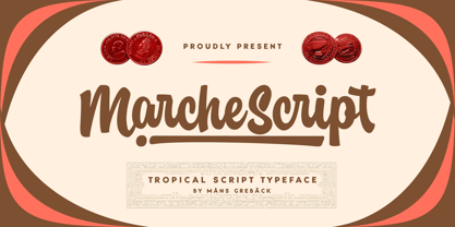 Marche Script Font Poster 7