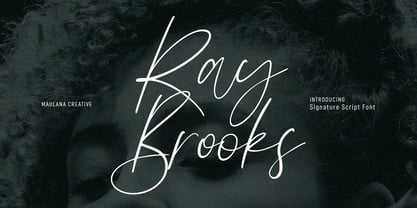 Ray Brooks Font Poster 1