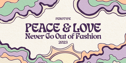 Love And Peace Font Poster 12