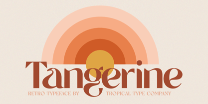 TT Tangerine Fuente Póster 1