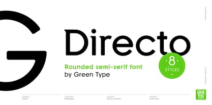 Directo Font Poster 1